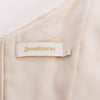 Zimmermann Cream Tulle Rhythmic Chain Pearl Top 0 - Blue Spinach