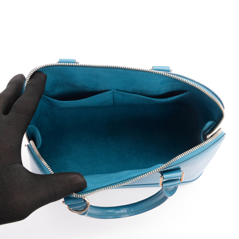 Louis Vuitton Cyan Epi Leather Alma PM - Blue Spinach