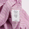 Balenciaga Pink Cotton Pinstriped Oversized Shirt FR 36 - Blue Spinach