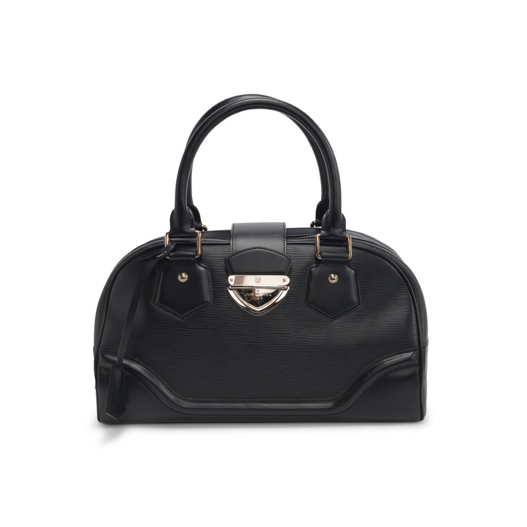Louis Vuitton Black Epi Leather Montaigne GM