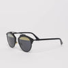 Dior Black SoReal Split Lens Sunglasses - Blue Spinach
