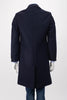 Acne Studios Navy Wool Melton Garret Coat 48 - Blue Spinach