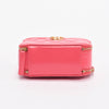 Chanel Pink Glazed Calfskin Chain Handle Vanity Case - Blue Spinach
