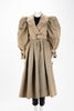 Alexander McQueen Beige Cotton Twill Hybrid Exploded Trench Coat IT 40 - Blue Spinach