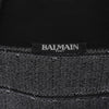 Balmain Black & White Knit Open Cardigan FR 40 - Blue Spinach