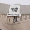 Hermes Beige Silk Zouaves Et Dragons Finesse Pants FR 38 - Blue Spinach