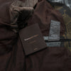 Zegna Couture Bronze Jacquard Padded Coat M - Blue Spinach