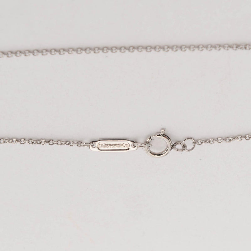 Tiffany & Co Platinum & Diamond Pendant Necklace - Blue Spinach
