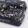 Chanel Graffiti Quilted Jersey Mini Reissue 2.55 Flap Bag - Blue Spinach