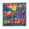 Christian Lacroix Silk Happy 20th Anniversary Scarf - Blue Spinach