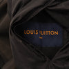 Louis Vuitton Black Leather & Nylon Reversible Bomber Jacket FR 52 - Blue Spinach