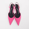 Alexander Wang Pink Crystal Delphine Slingback Pumps 37 - Blue Spinach