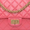 Chanel Pink Aged Calfskin Reissue Mini Flap Bag - Blue Spinach