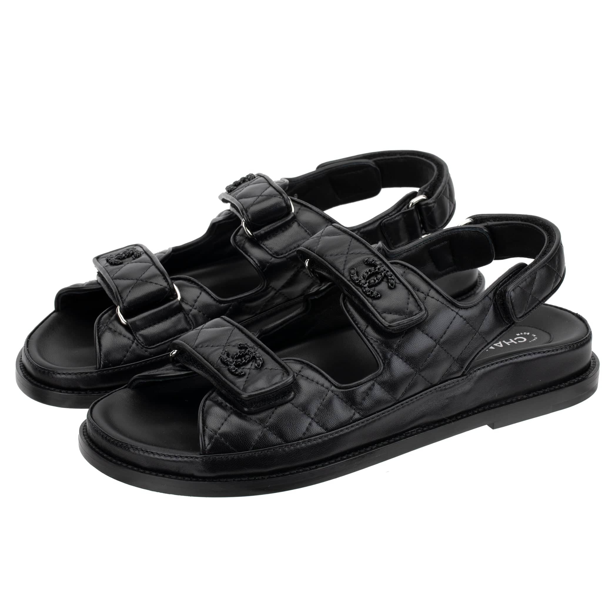 Chanel - Chanel Quilted Dad Sandal