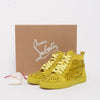 Christian Louboutin Mimosa Suede Louis Metallic Spike Sneakers 37 - Blue Spinach