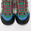 Gucci Green & Blue Flashtrek Sneakers 9 - Blue Spinach