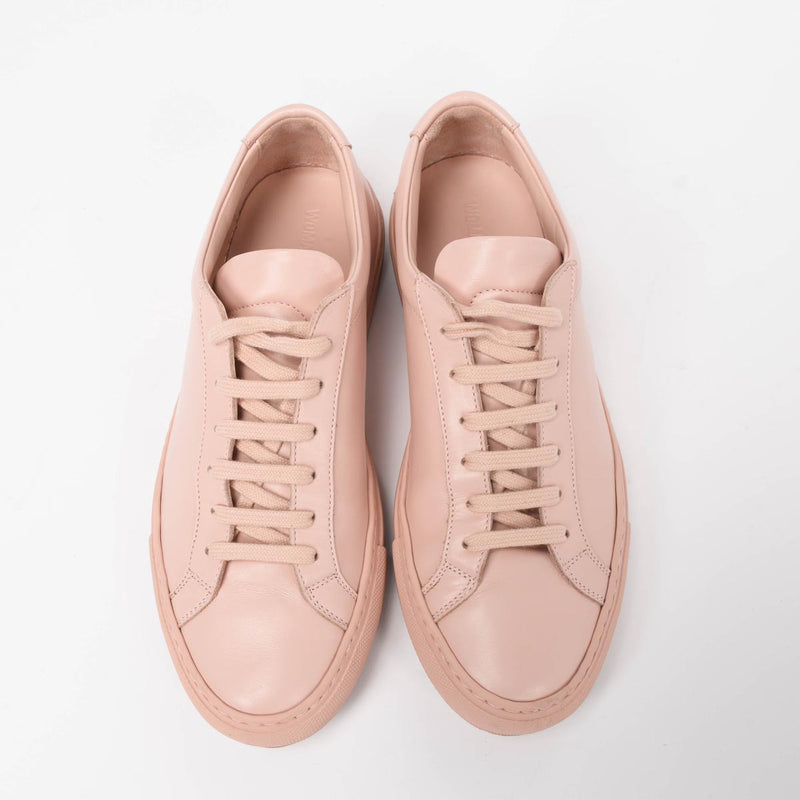 Common Projects Blush Pink Original Achilles Sneakers 36 - Blue Spinach