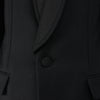 Balenciaga Black Tuxedo Jacket FR 40 - Blue Spinach
