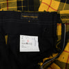 Comme Des Garcons Yellow Tartan Layered Print Trousers S - Blue Spinach