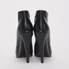 Chanel Black Lambskin Patent Cap Toe Boots 36 - Blue Spinach