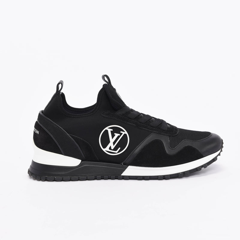 Louis Vuitton Black Neoprene Run Away Sneakers 40.5 - Blue Spinach