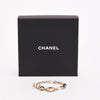 Chanel Gold Pearl & Crystal CC Flower Charm Bracelet - Blue Spinach