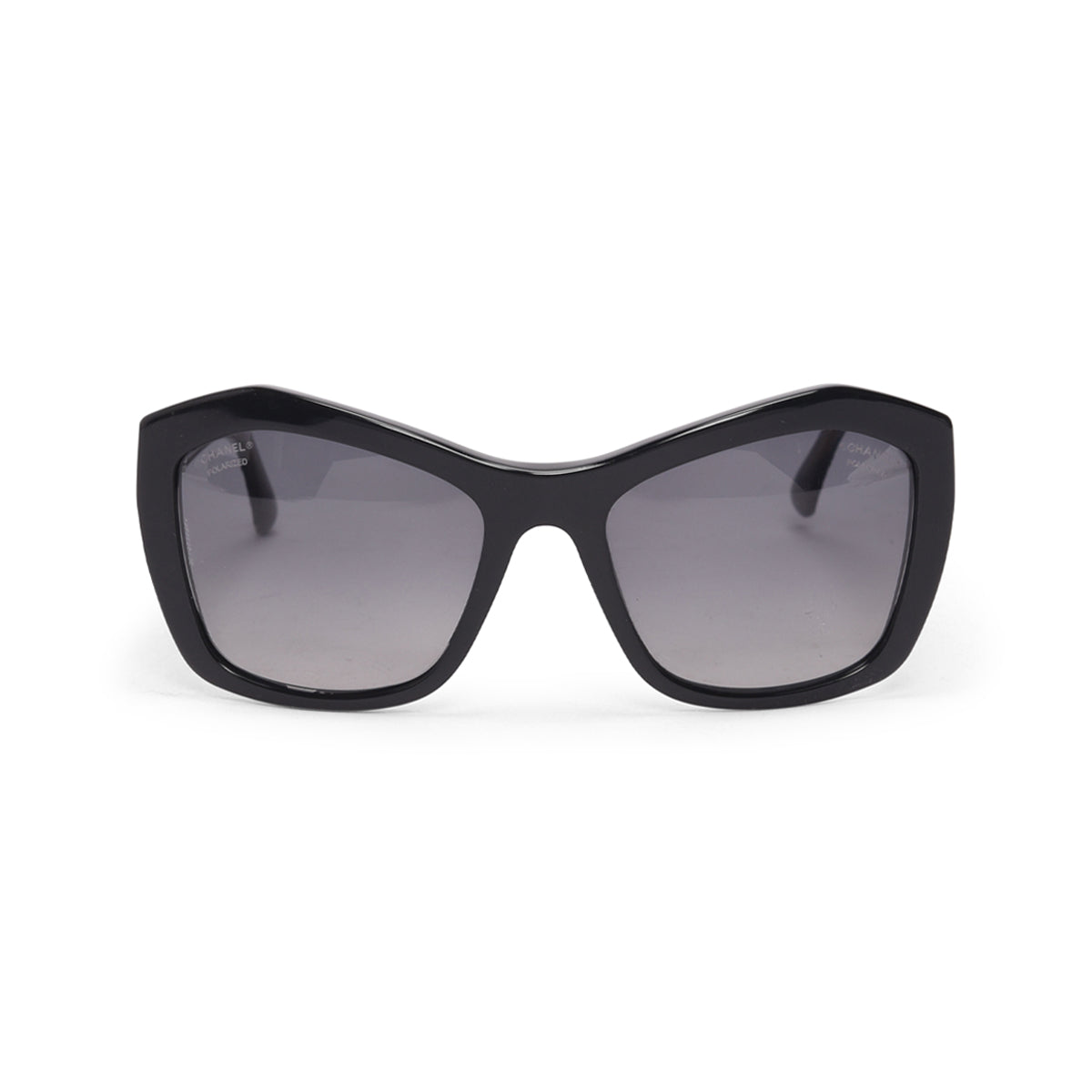 Chanel - Butterfly Sunglasses - Black White Gray - Chanel Eyewear