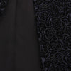Dior Dark Navy Floral Embossed Cropped Jacket FR 38 - Blue Spinach