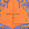 Hermes Lavender & Orange Silk Brides de Gala Scarf - Blue Spinach