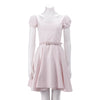 Dior Pale Pink Stretch Cotton Mini Belt Dress FR 36 - Blue Spinach