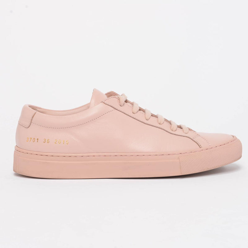 Common Projects Blush Pink Original Achilles Sneakers 36 - Blue Spinach