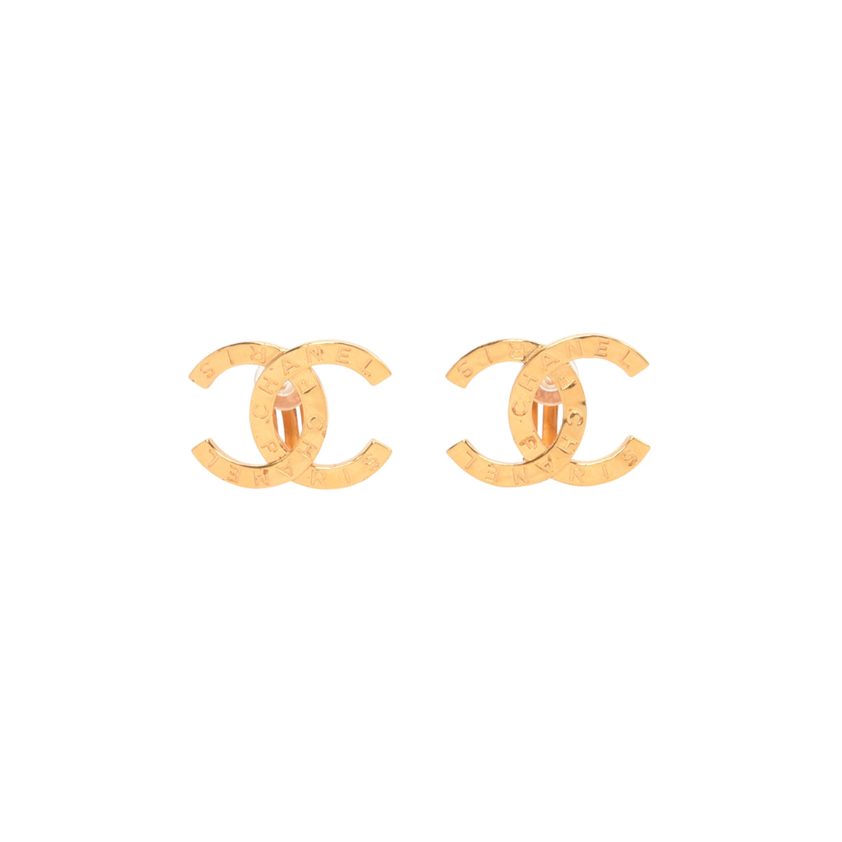 Chanel Earrings, Gold