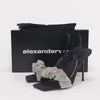 Alexander Wang Black Crystal Embellished Julie Sandals 39 - Blue Spinach