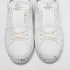 Valentino White Open For Change Sneakers 38 - Blue Spinach