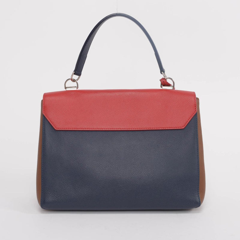 Louis Vuitton Tri-Colour Calfskin Lockme II Bag - Blue Spinach